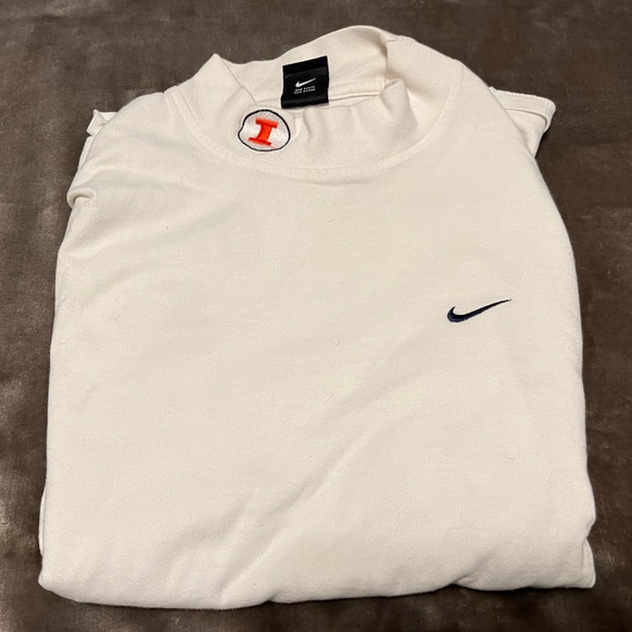 Vintage Nike University of Illinois Illini mock turtleneck - men’s medium - Picture 3 of 6